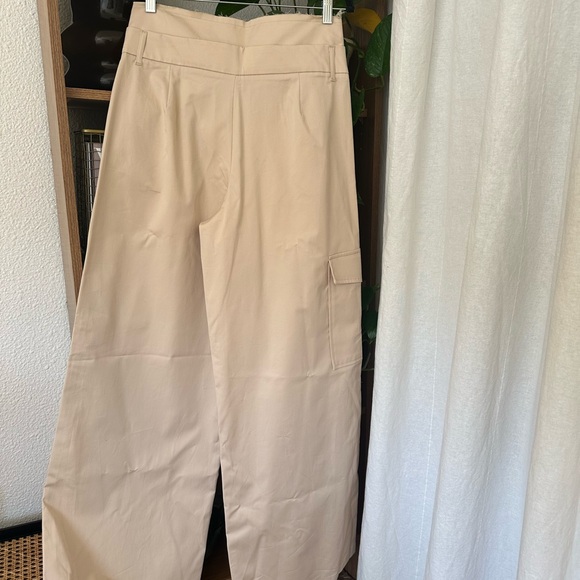 🧄 NWT Zara Belted Garbardine Pants 🧄 - Picture 10 of 10